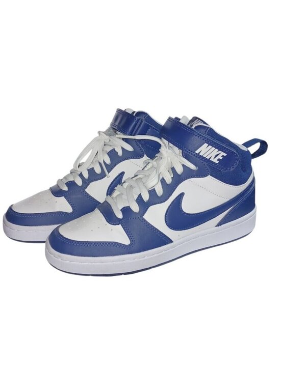 Nike Other - Nike Court Borough Mid Sneakers   Blue White  Like New